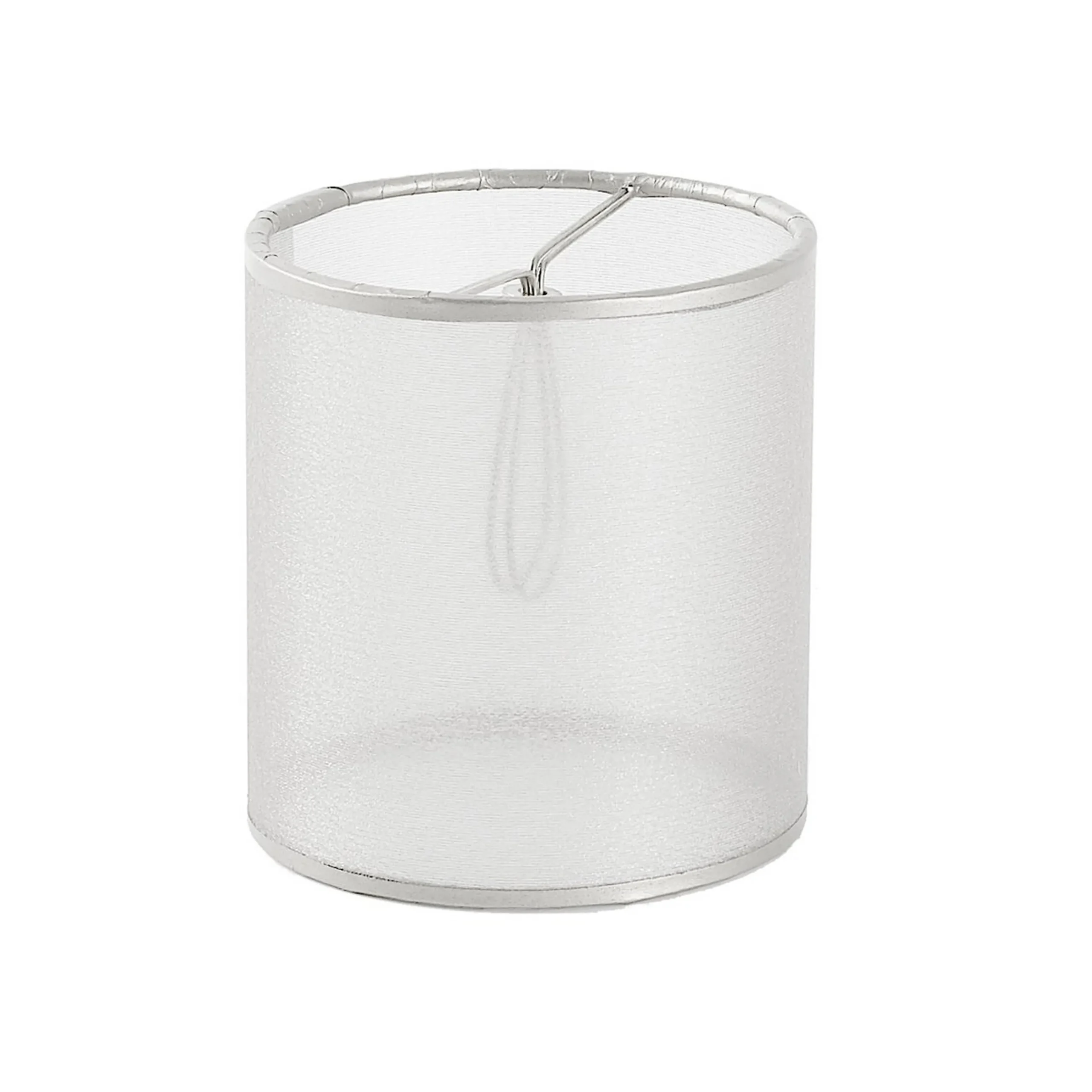 4" Organza Drum Chandelier Shade