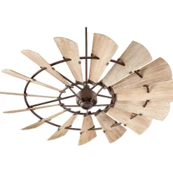 72" Outdoor Rustic Windmill Ceiling Fan