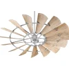 72" Outdoor Rustic Windmill Ceiling Fan