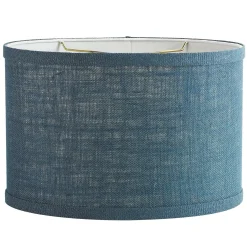14" Oval Burlap Shade