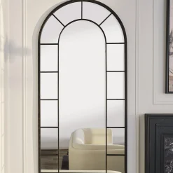 Oversized Arch Window Mirror