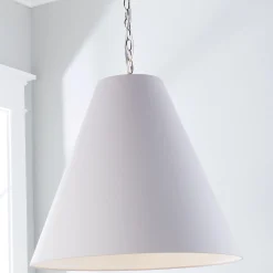 Oversized Cone Paper Shade Pendant