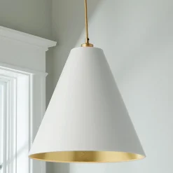 Paper Cone Pendant