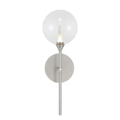 Pavane LED Bath Sconce - Clear