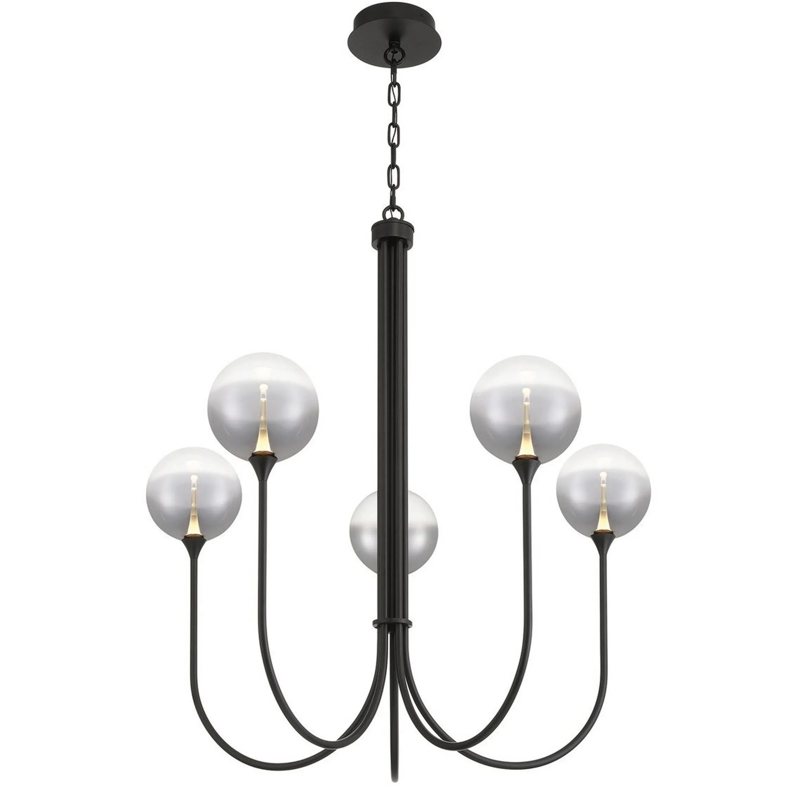 Pavane LED Chandelier - Smoke