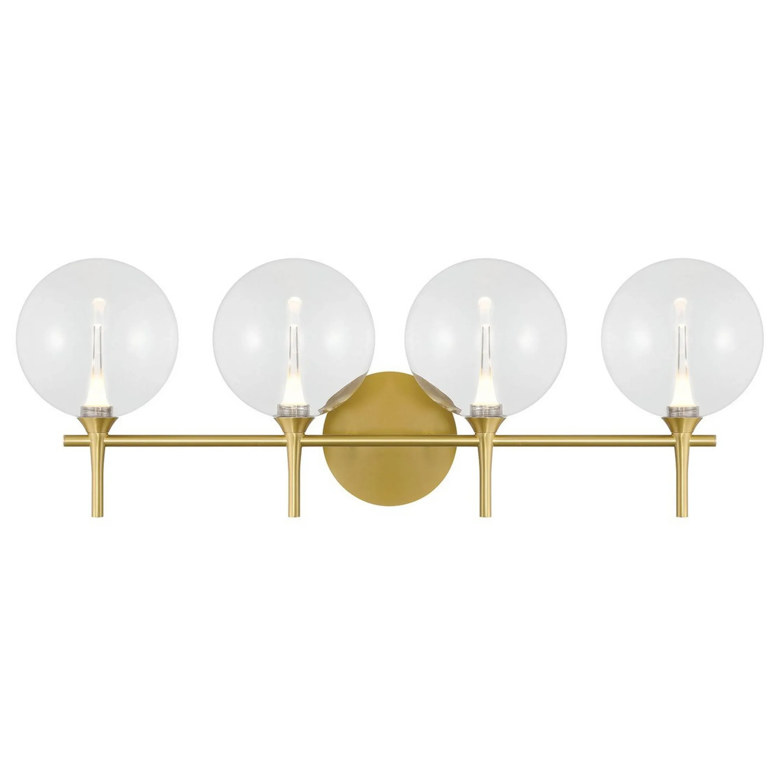 Pavane LED Vanity Light - 4 Light - Clear