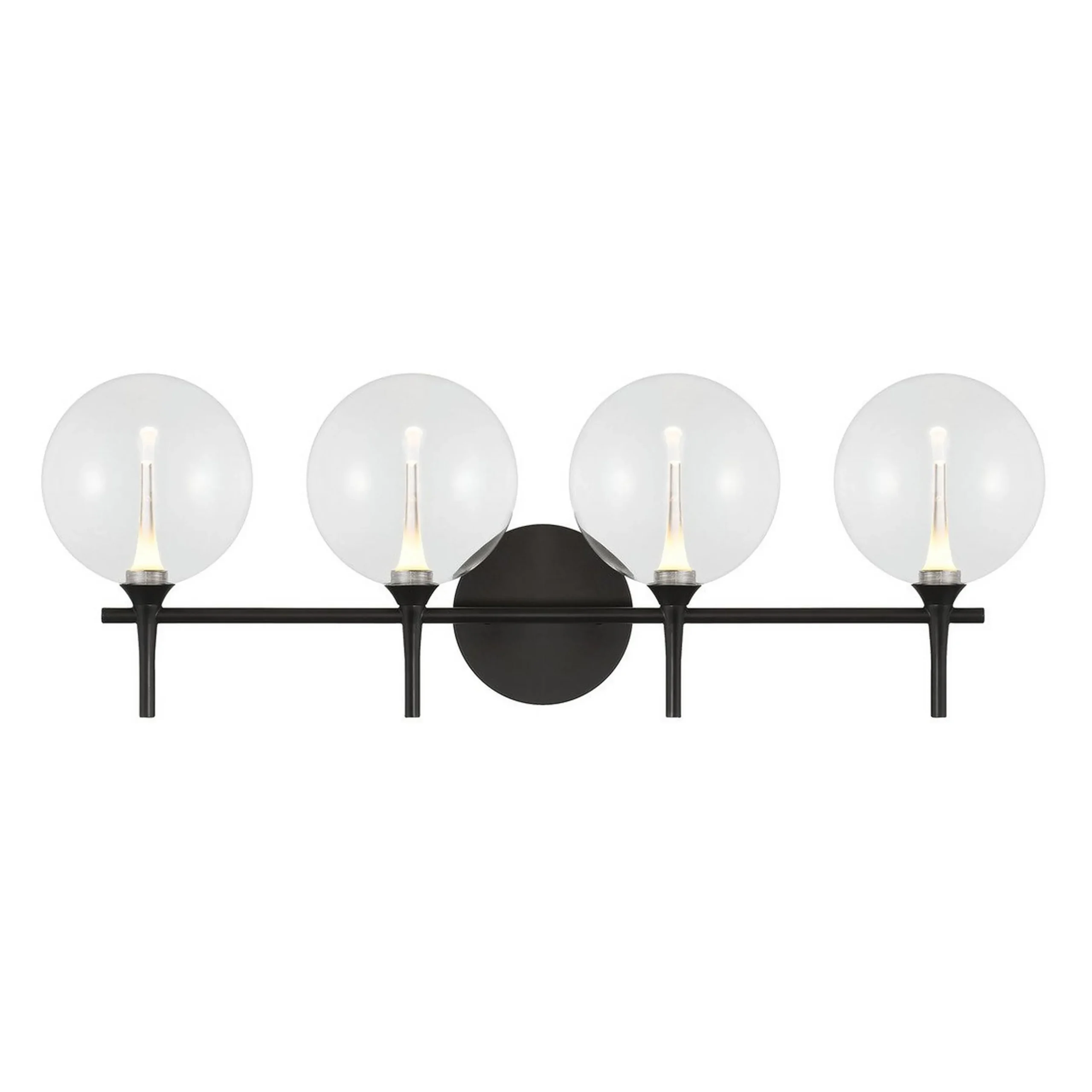 Pavane LED Vanity Light - 4 Light - Clear