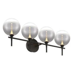 Pavane LED Vanity Light - 4 Light - Smoke