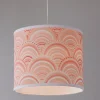 Peach Rainbow Shade Pendant