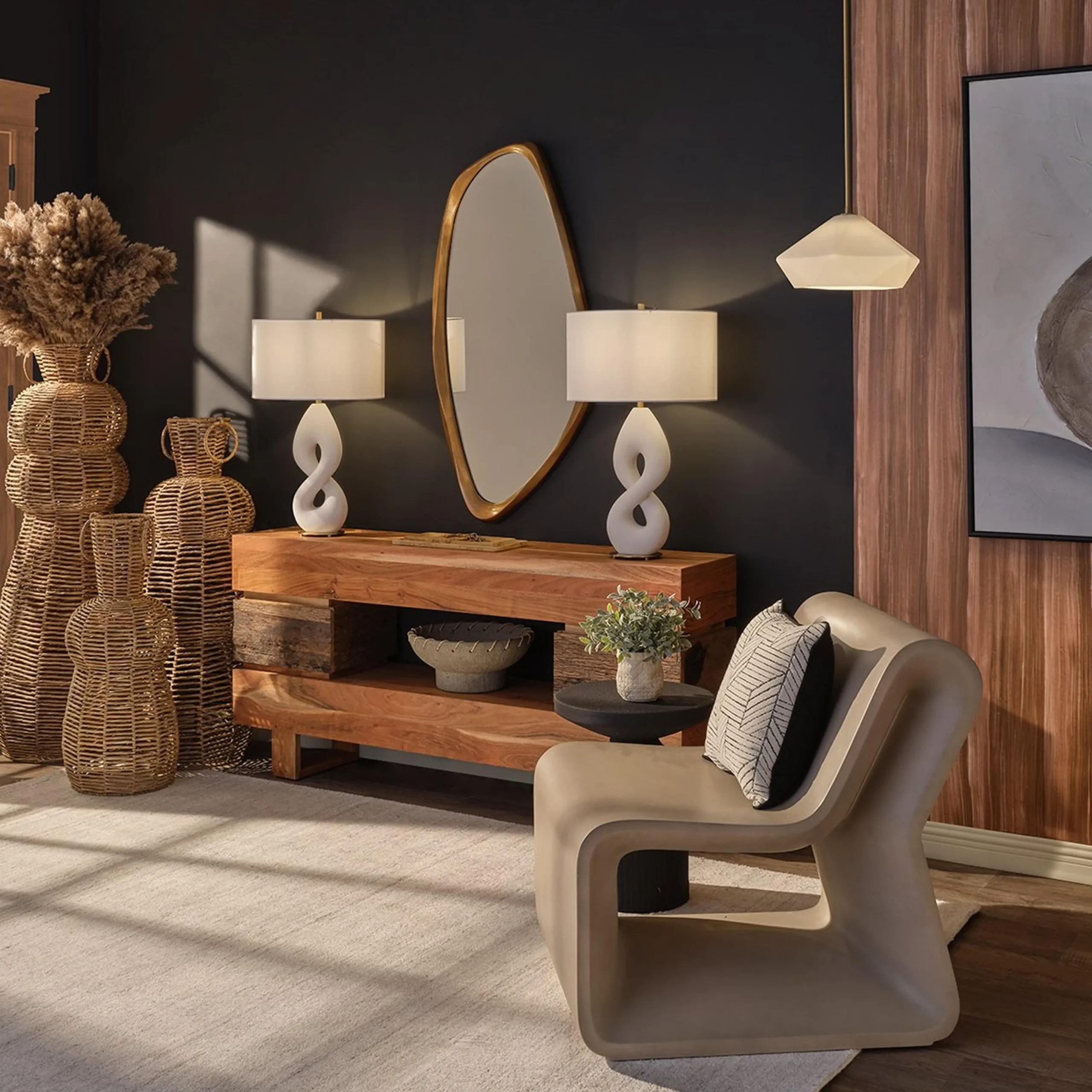 Pebble Mirror