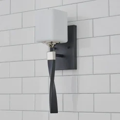 Pedestal Twist Bath Sconce