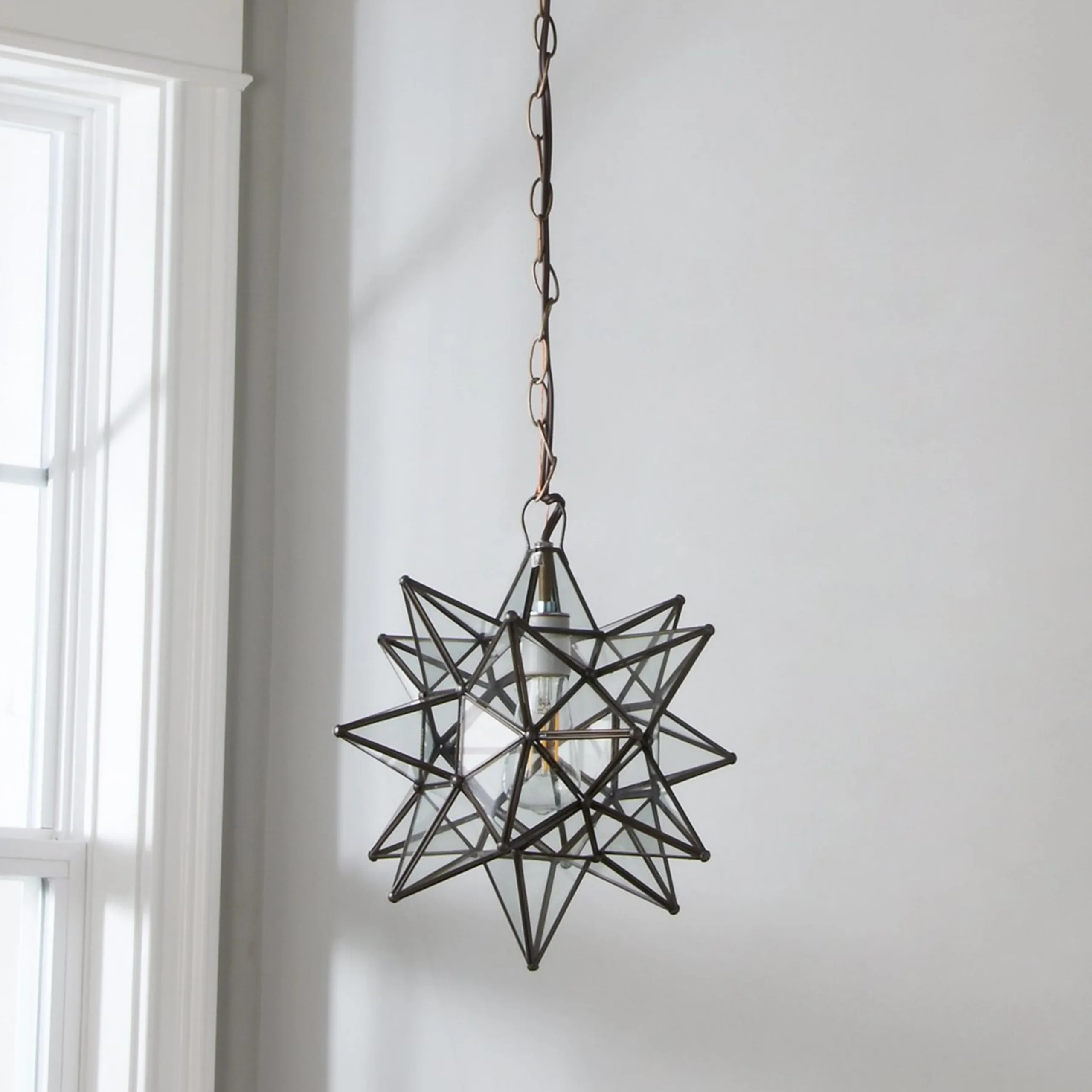 Petite Moravian Star Pendant