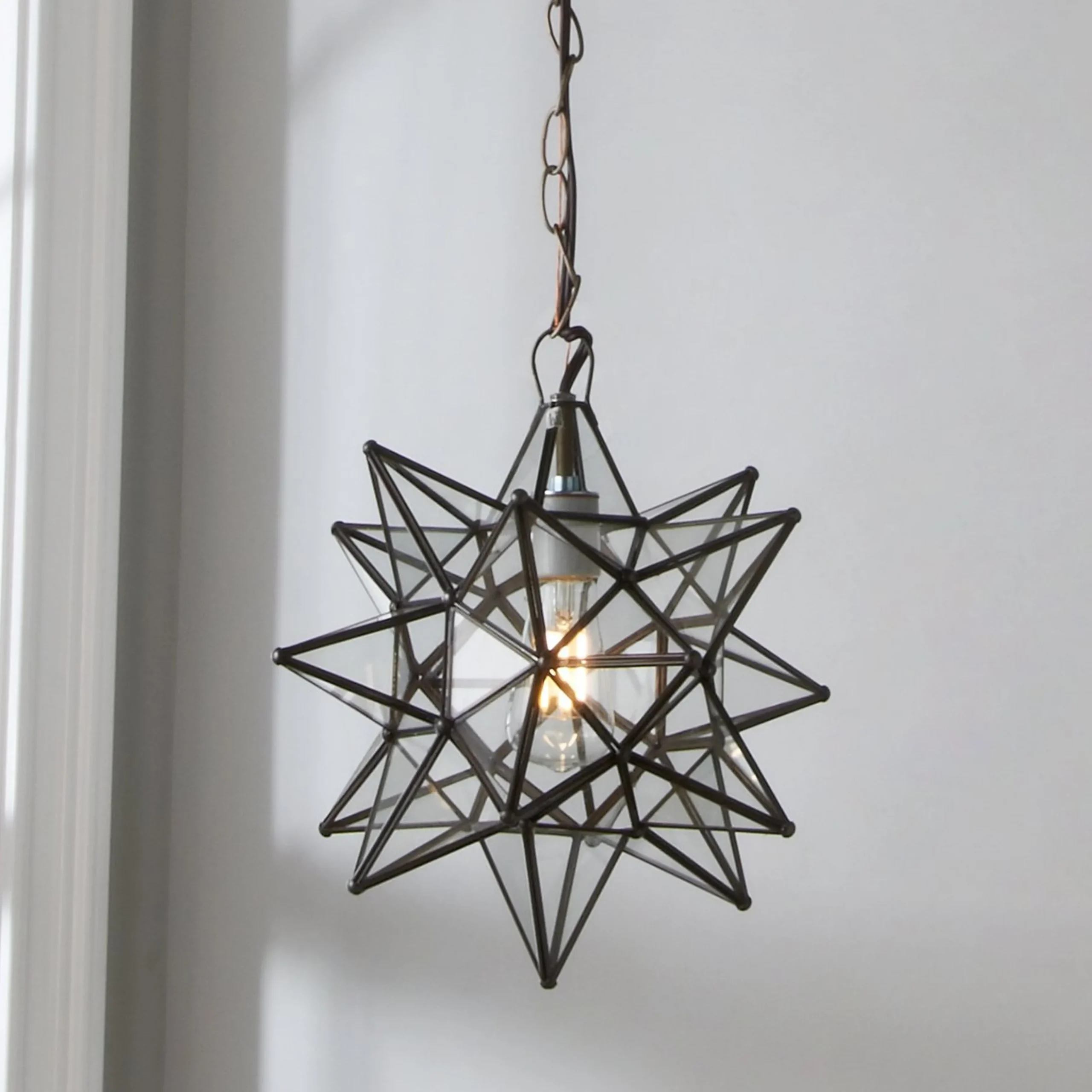 Petite Moravian Star Pendant