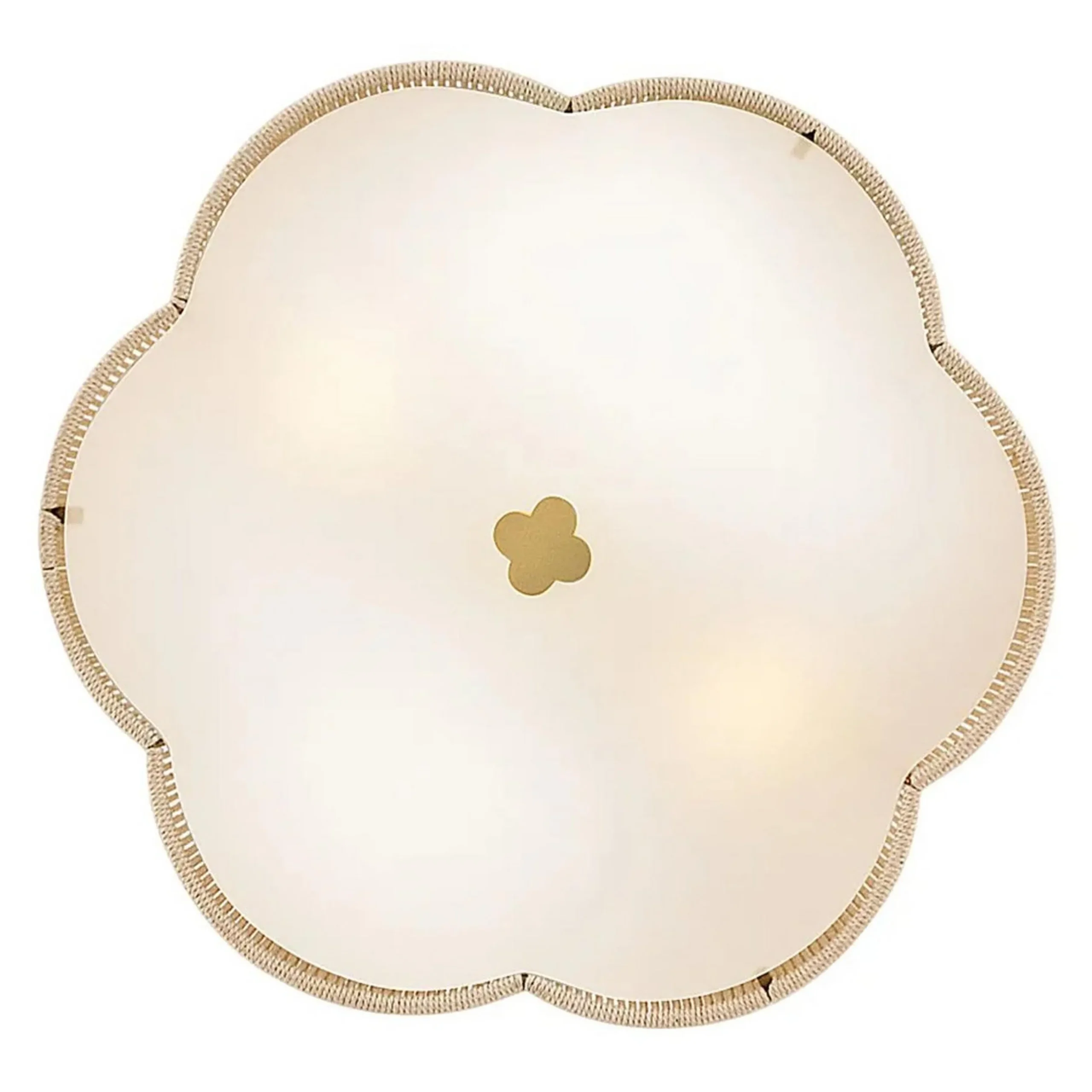 Petronia Hand-Wrapped Ceiling Light - 14"
