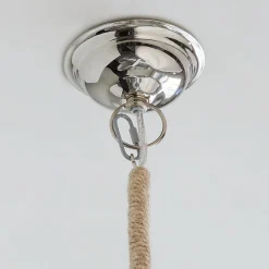 Pickled Wood and Clear Glass Pendant - Barbour Glass