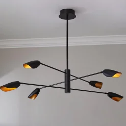 Pivoting Petal Three-Tier Chandelier
