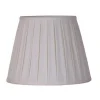 16" Pongee Silk Box Pleat Lamp Shade