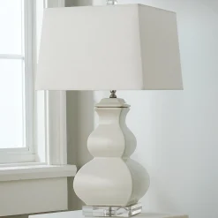 Porcelain Square Gourd Table Lamp