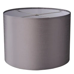 16" Precious Metals in Dupioni Drum Shade