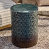 Pretty Pattern Ceramic Garden Stool