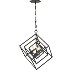 Prismatic Cubed Chandelier - 3 Light