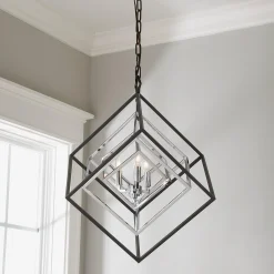Prismatic Cubed Chandelier - 3 Light