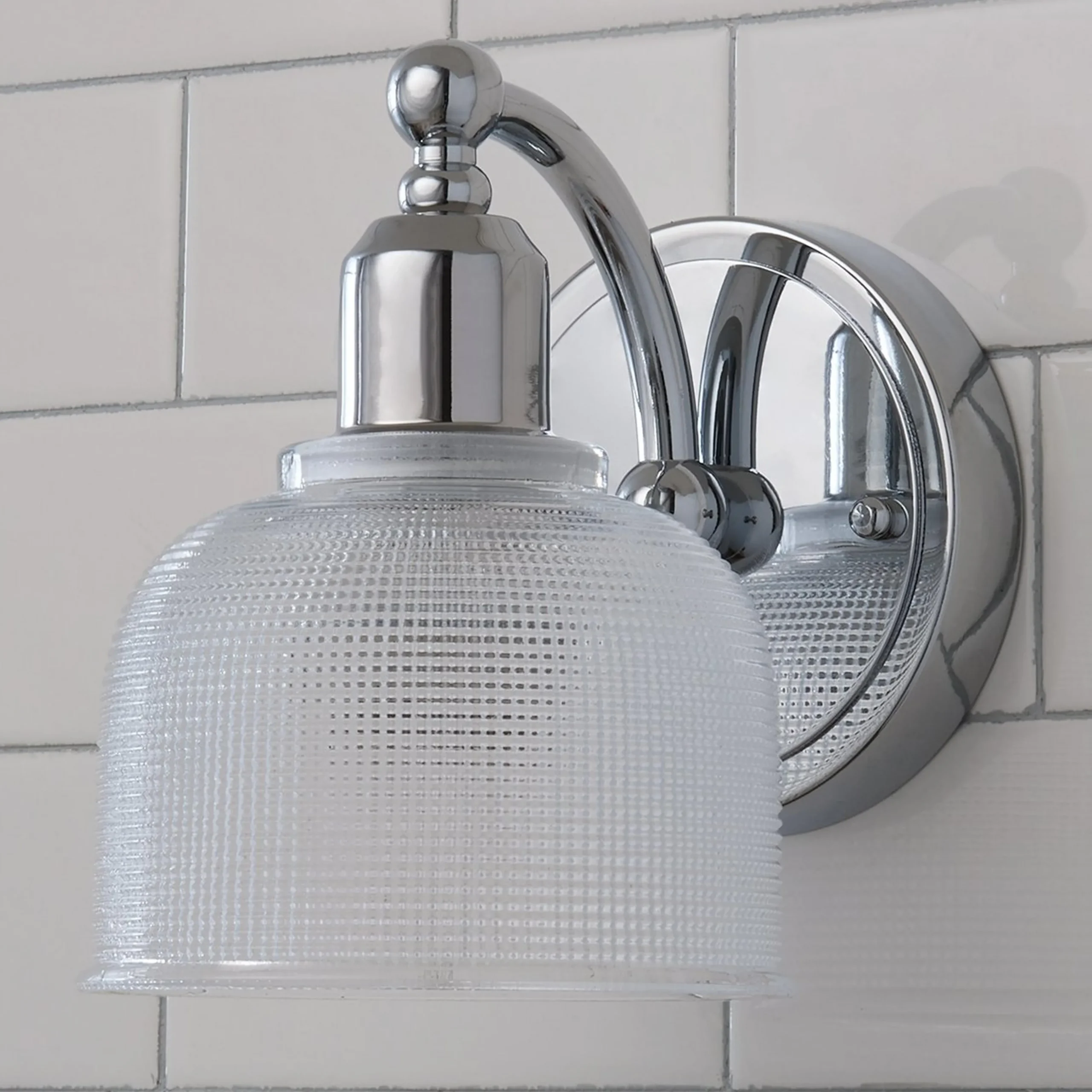 Prismatic Glass Sconce