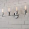 Prismatic Glass Vanity Light - 4 Light