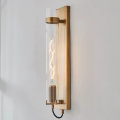 Pronged Sconce - Large - Clear