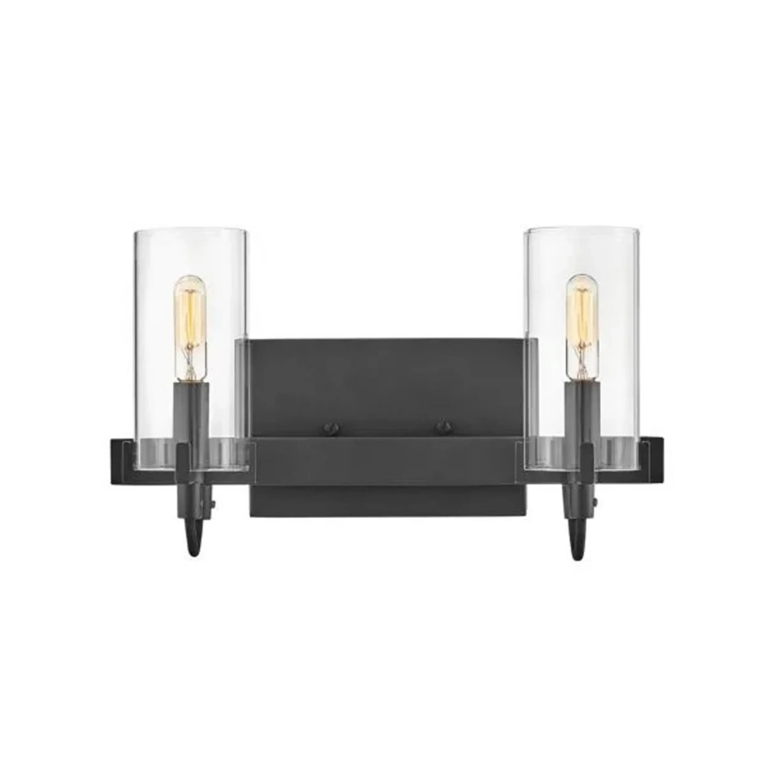 Pronged Vanity Light - 2 Light - Clear