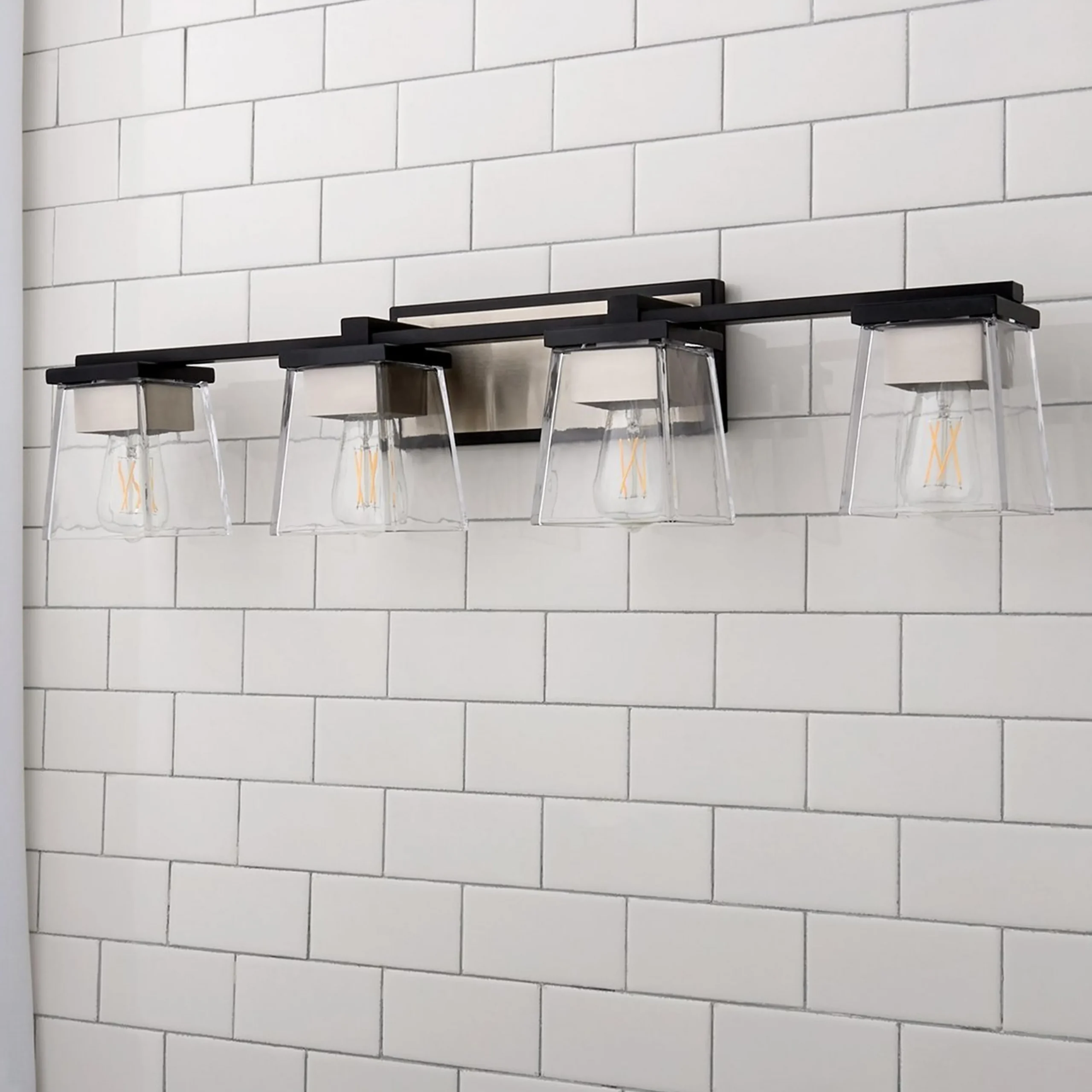 Quadratic Vanity Light - 4 Light
