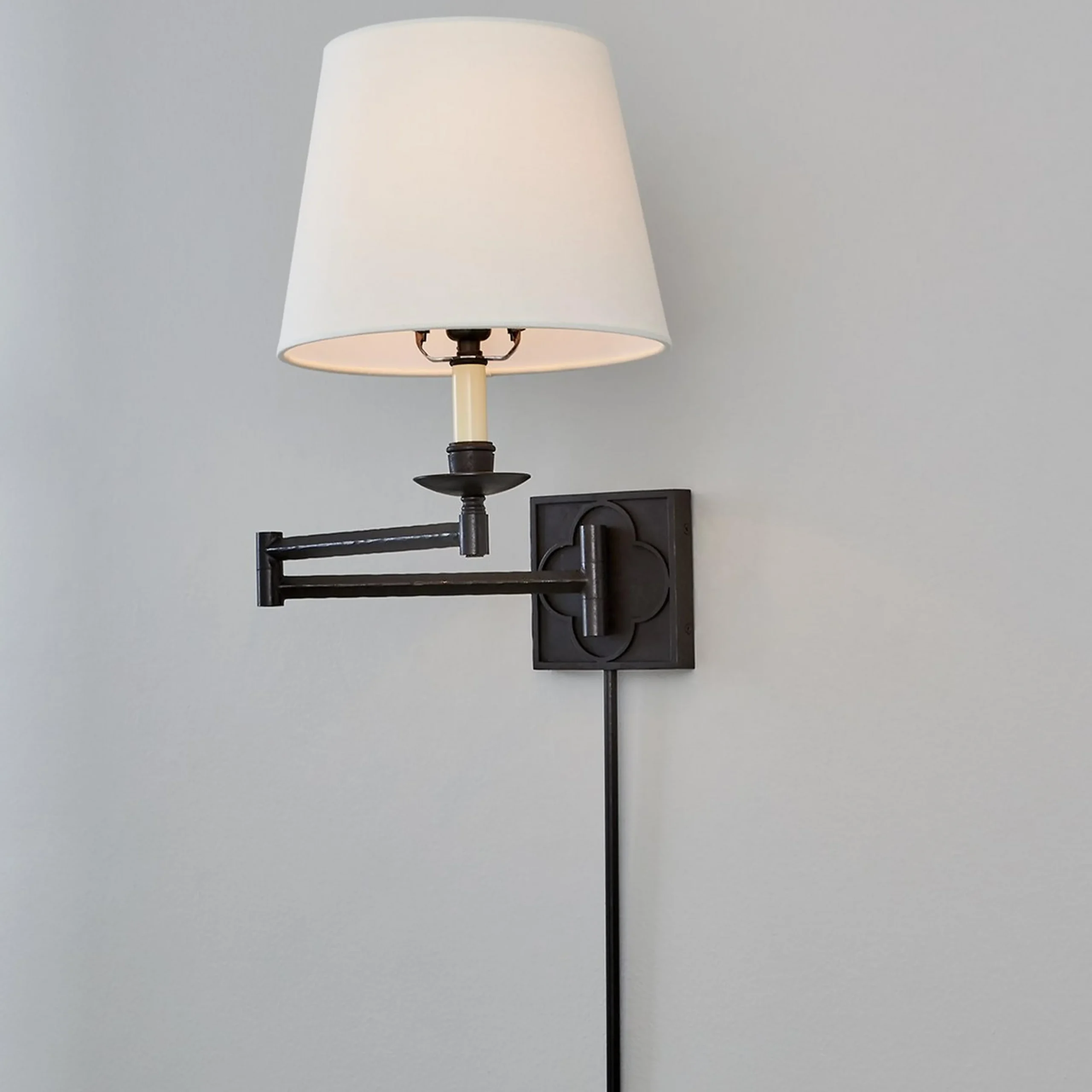 Quatrefoil Medallion Swing Arm