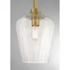 Quiana Fluted Glass Pendant