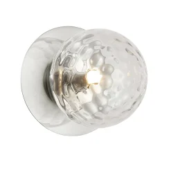 Quinn Bath Sconce - Clear Glass
