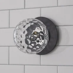 Quinn Bath Sconce - Clear Glass