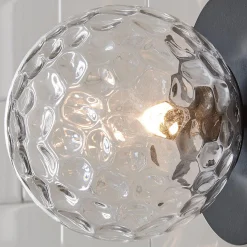 Quinn Bath Sconce - Clear Glass