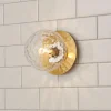 Quinn Bath Sconce - Clear Glass