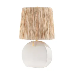 Raffia Table Lamp