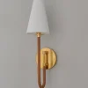 Rattan Swoop Sconce