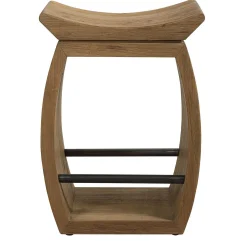 Reclaimed Elk Stool