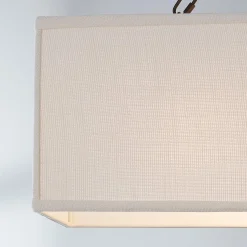 Rectangular Shade Island Chandelier