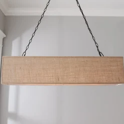 Rectangular Shade Island Chandelier