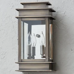 Rectangular Step Outdoor Sconce - Medium