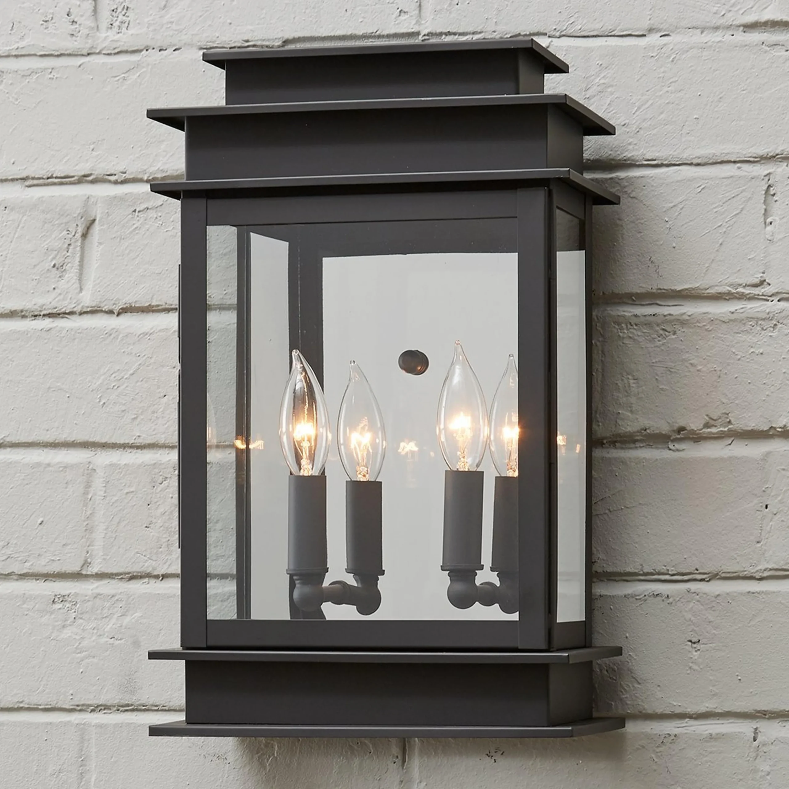 Rectangular Step Outdoor Sconce - Large