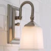 Refined Classic Sconce - Opal Glass