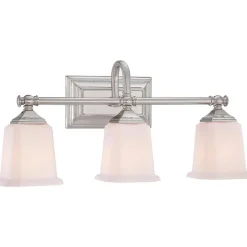 Refined Classic Vanity Light - 3 Light - Opal Glass