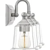 Refined Classic Vanity Light - 3 Light - Clear Glass