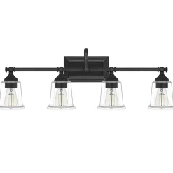 Refined Classic Vanity Light - 4 Light - Clear Glass