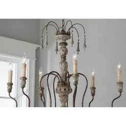 Regal Distressed Chandelier