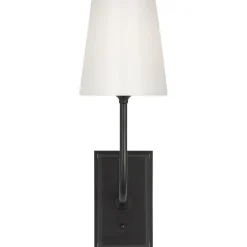 Regency Rechargeable LED Cordless Sconce - White Glass